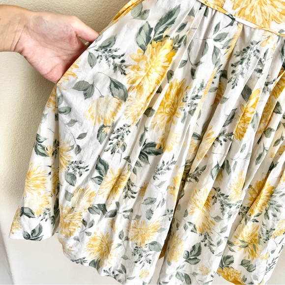 ✨RARE✨ GAL MEETS GLAM Abigail Painted Aster Fit & Flare Dress in Ecru White - Picture 10 of 13